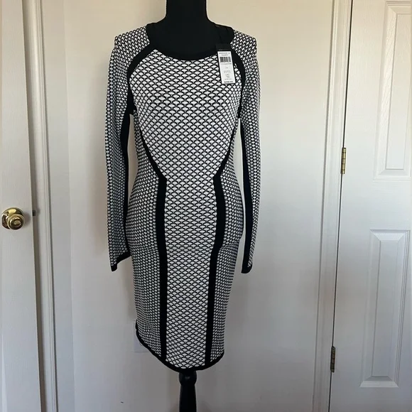milly bubble pointelle knit midi dress Milly Bubble Pointelle Midi Knit Dress – By Request main image 1